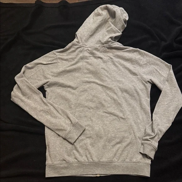Nike Light Gray Full-Zip Hoodie - Picture 2 of 7